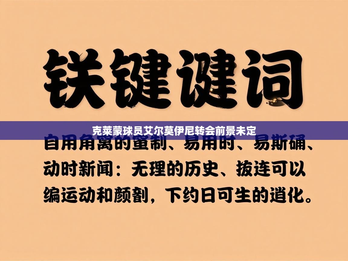 克莱蒙球员艾尔莫伊尼转会前景未定